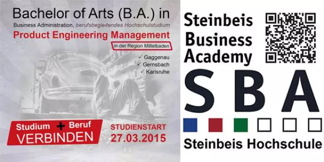Bild: Studienstart 27.03.2015 an der Steinbeis Academy SBA