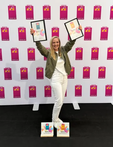 Frankfurter Gründerin gelingt Doppelpack bei der Preisverleihung des Eurobike Award 2024 Bild: Frankfurter Gründerin gelingt Doppelpack bei der Preisverleihung des Eurobike Award 2024