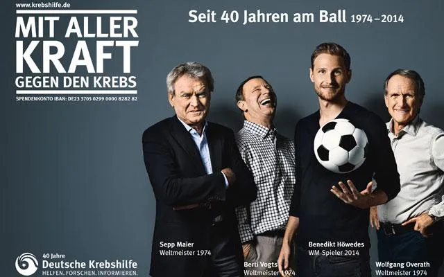Bild: 40 Jahre Deutsche Krebshilfe - 40 Jahre am Ball