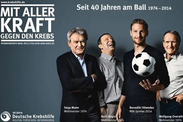 40 Jahre Deutsche Krebshilfe - 40 Jahre am Ball Bild: 40 Jahre Deutsche Krebshilfe - 40 Jahre am Ball