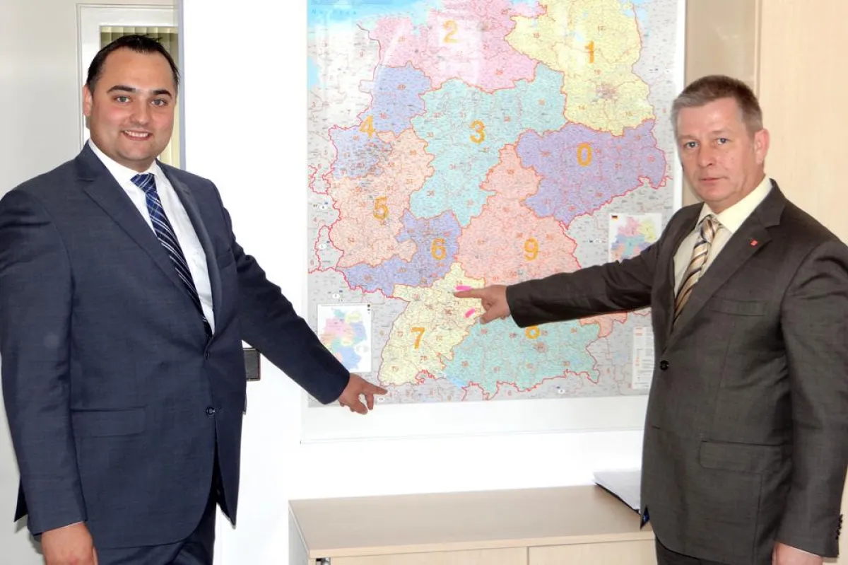 Konzentrieren sich auf den Ausbau der Entsorgungslogistik: Benjamin Blum und Holger Kompfe