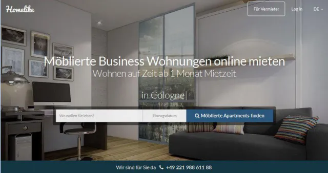 Bild: Re-launch von HOMELIKE bietet Unternehmen noch größeren Buchungskomfort bei Langzeitunterkünften