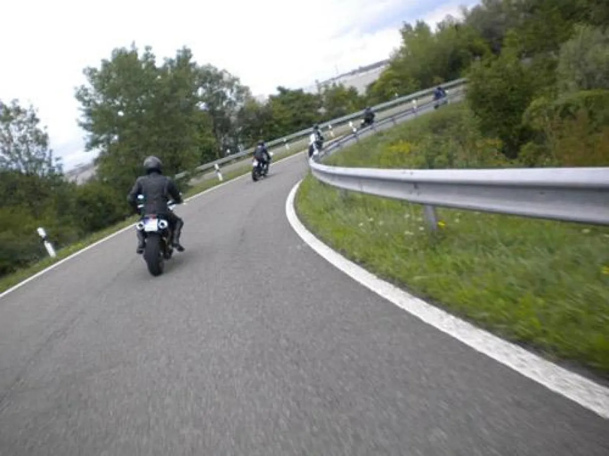 Motorradtour der Fitness Oase Wörth. Foto: Fitness Oase