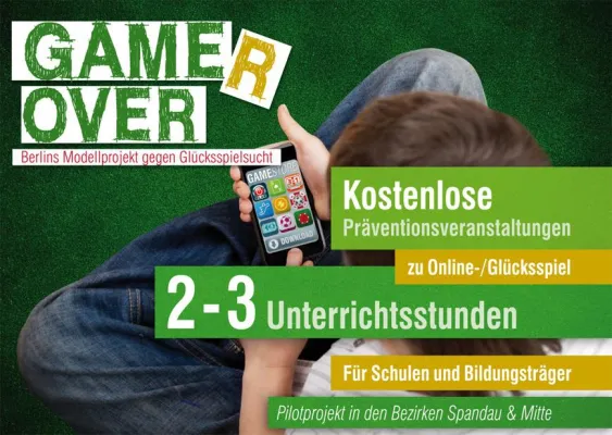 Bild: GAMEr OVER: Berliner Modellprojekt macht junge Menschen stark gegen Glücksspielsucht