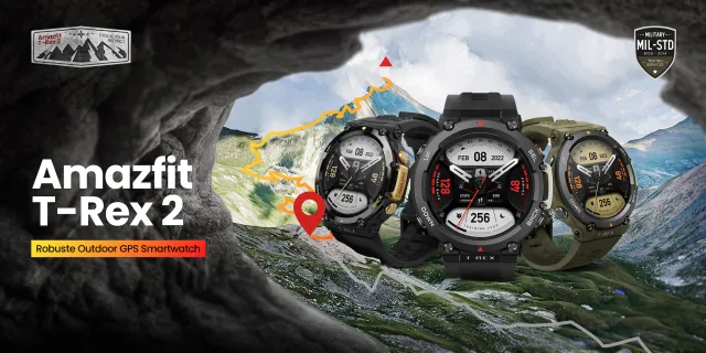 Amazfit bringt T-Rex 2 auf den Markt: robuste Outdoor-GPS-Smartwatch für die freie Natur Bild: Amazfit bringt T-Rex 2 auf den Markt: robuste Outdoor-GPS-Smartwatch für die freie Natur