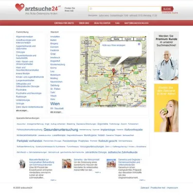 Bild: Arztsuche24 ermöglicht das Finden des richtigen Arztes in Sekunden