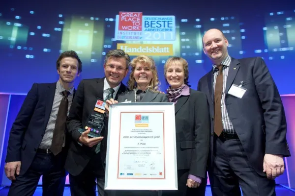 Bild: atrias personalmanagement ist zweitbester Arbeitgeber Deutschlands