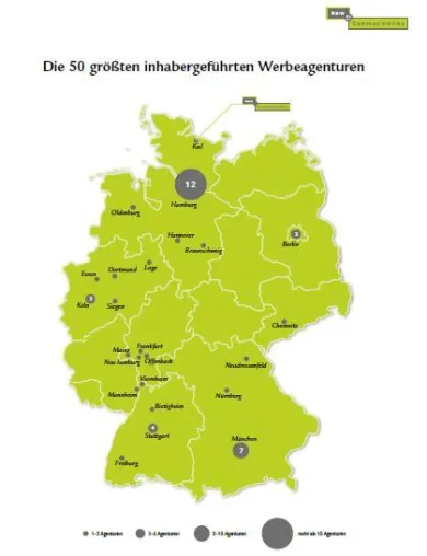 Der Norden führt die deutsche Werbelandschaft an Bild: Der Norden führt die deutsche Werbelandschaft an