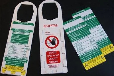 Bild: Tagout: Absicherung von Gerüsten, Leitern, Maschinen, Anlagen und chemischen Gefahrstoffen