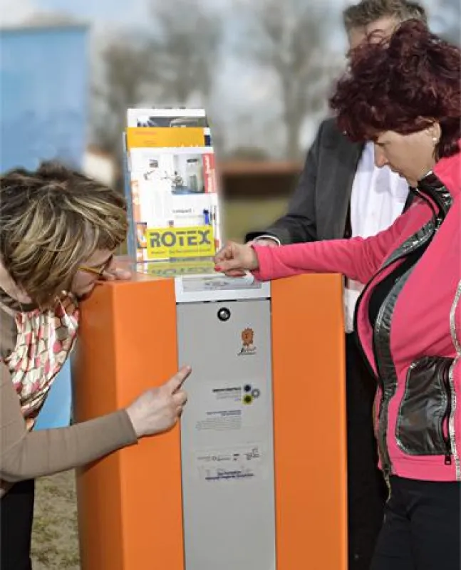 Die Geschäftsleitung der Kroh GmbH auf einer  Verbrauchermesse. Foto: wodtke media