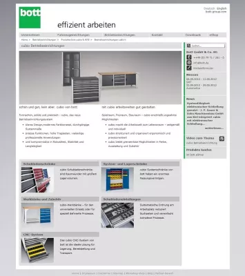 Bild: bott Betriebseinrichtungen per Videoclips schnell erklärt
