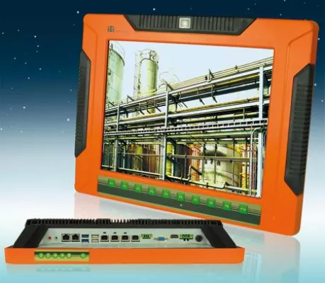 Mobiler 15“ Panel-PC für raue Umgebungen im Innen- und Außenbereich Bild: Mobiler 15“ Panel-PC für raue Umgebungen im Innen- und Außenbereich