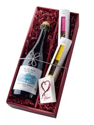 Bild: Ideen für den Valentinstag von RED SIMON und Solms Delta: die süße Art, „ich liebe dich“ zu sagen.