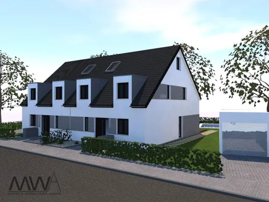 Bild: Bauboom in Jüchen hält an – Doppelhäuser sind bei Bauherren weiterhin beliebt