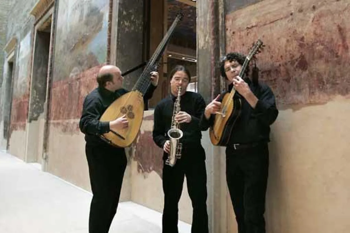 Die Lautten Compagney im Neuen Museum Foto: Inga Zenna