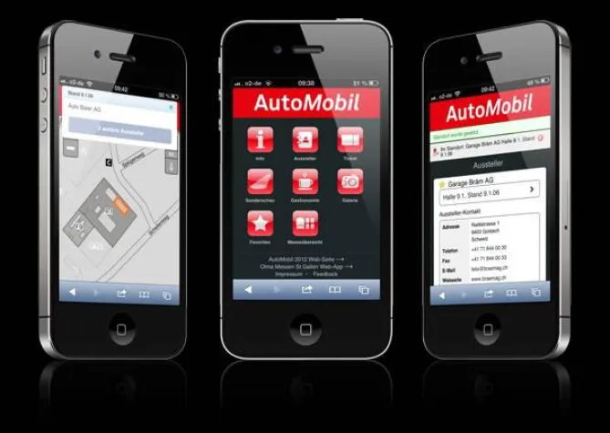 Bild: App zur AutoMobil 2012 – Ostschweizer Messe für Mobilität