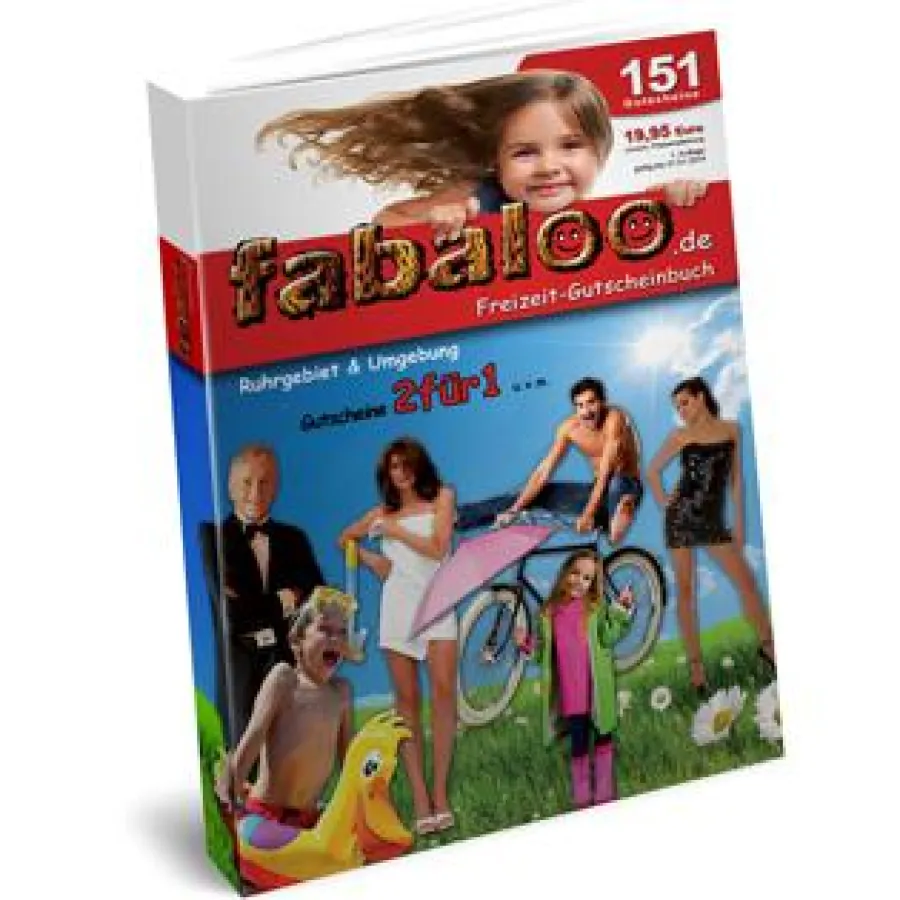 1. Ausgabe fabaloo.de - Freizeit-Gutscheinbuch Ruhrgebiet und Umgebung