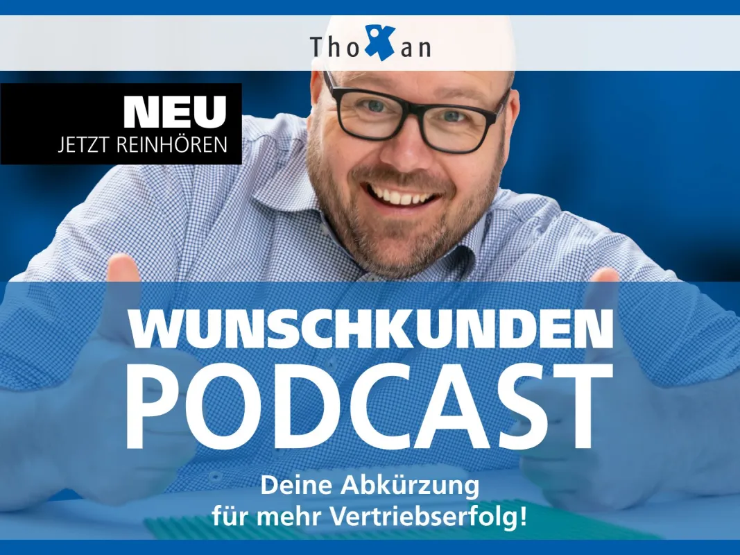 Thomas Kilian präsentiert den Wunschkunden-Podcast als Abkürzung für mehr Vertriebserfolg (© Oliver Windus, Windus-Fotodesign / Thoxan Communications GmbH)
