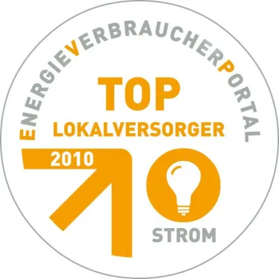 Energieverbraucherportal zeichnet TOP-Lokalversorger aus Bild: Energieverbraucherportal zeichnet TOP-Lokalversorger aus