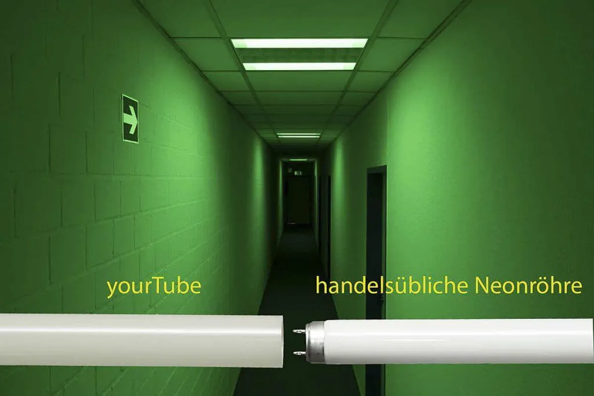 NighTec yourTube - nachleuchtender Überschub für Leuchtstoffröhren