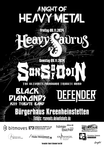 Bild: "A Night of Heavy Metal" bringt Live-Acts für die ganze Familie nach Leibertingen-Kreenheinstetten