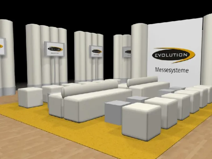 EVOLUTION GmbH entwickelt neuartiges aufblasbares Messesystem Bild: EVOLUTION GmbH entwickelt neuartiges aufblasbares Messesystem