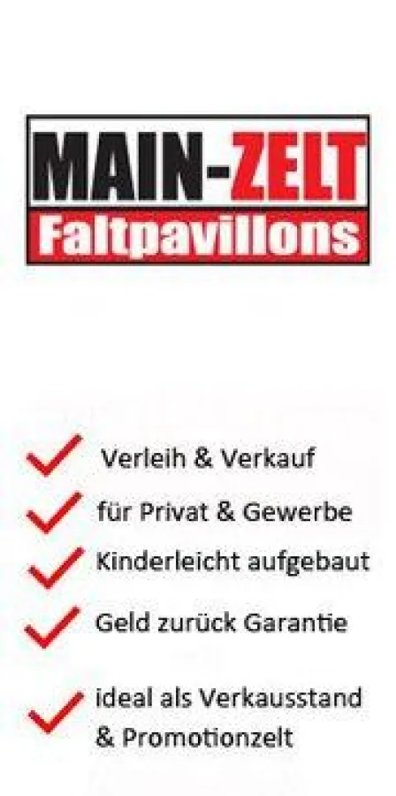 Main-Zelt in Unterpleichfeld