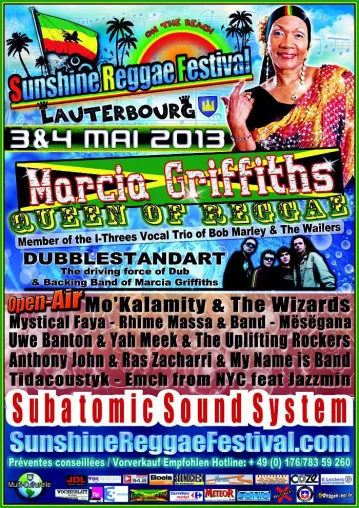 3. Sunshine Reggae Festival am Strand von Lauterbourg Bild: 3. Sunshine Reggae Festival am Strand von Lauterbourg