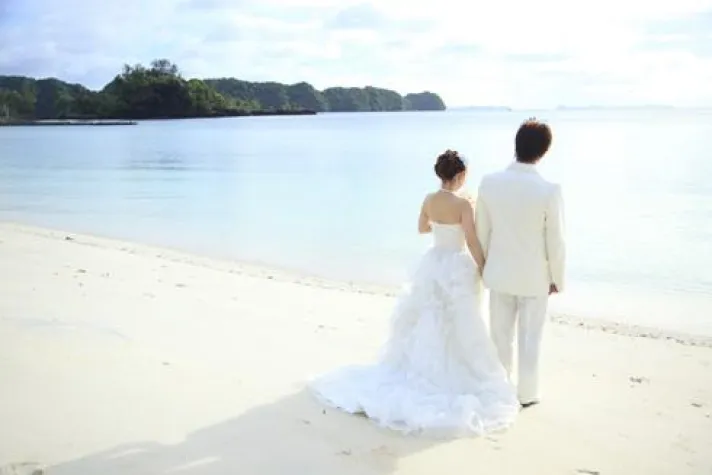 Bild: Flittern unter Palmen