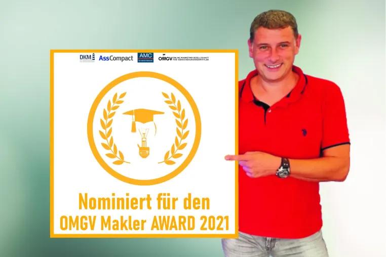 Bild: Roman Quint ist für den OMGV Makler Award 2021 nominiert