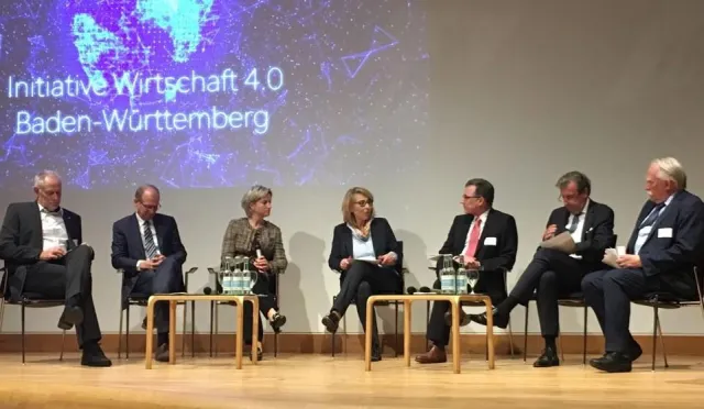 Bild: Initiative Wirtschaft 4.0. Baden-Württemberg. ahc GmbH ist dabei
