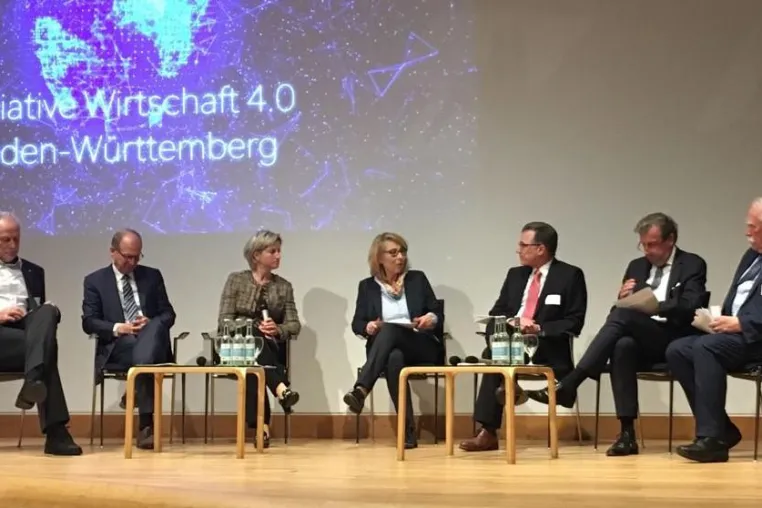 Bild: Initiative Wirtschaft 4.0. Baden-Württemberg. ahc GmbH ist dabei