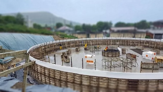 Bild: Start der Erweiterungsmaßnahmen an der Biogas-Forschungsanlage der Uni Hohenheim