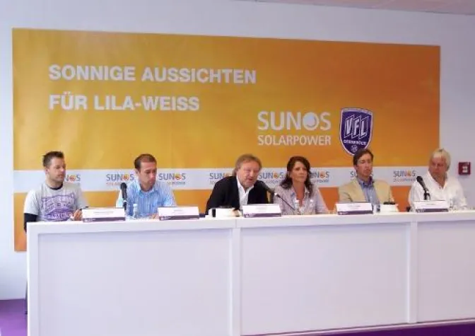 Bild: Photovoltaik-Firma Sunos neuer Hauptsponsor des VfL Osnabrück