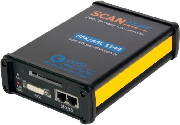 Bild: JTAG/Boundary Scan Plattform SCANFLEX® mit neuem Universal-Controller für Gigabit Interfaces