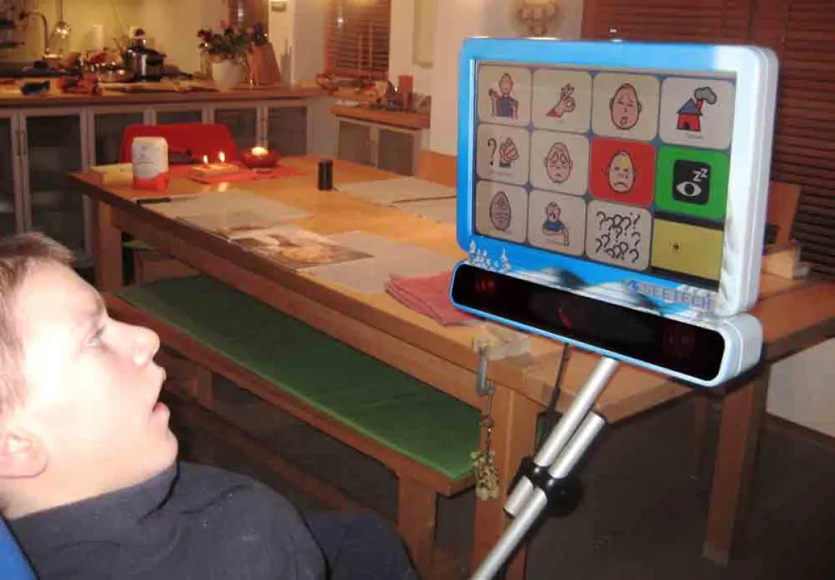 Philip mit SeeTech®Pro Augensteuerung