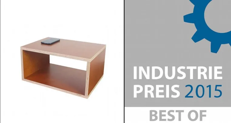 bQi Regal in den "Best of" des Industriepreis 2015 Bild: bQi Regal in den "Best of" des Industriepreis 2015