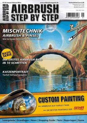 Bild: Airbrush-Lackierungen für Harley-Cowboys und Custom-Indianer