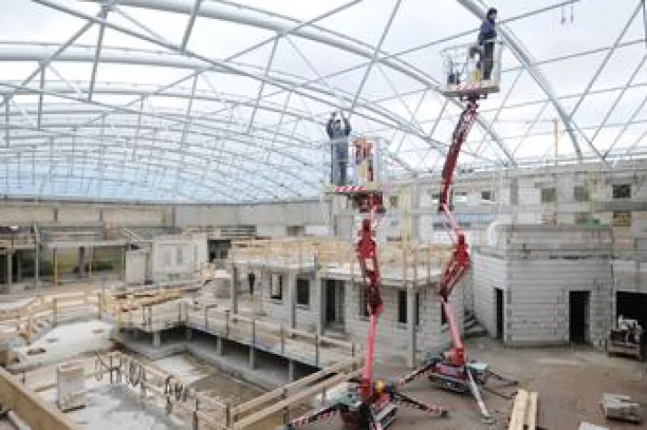 Bild: Arbeitsbühnen im siebten Wellnesshimmel