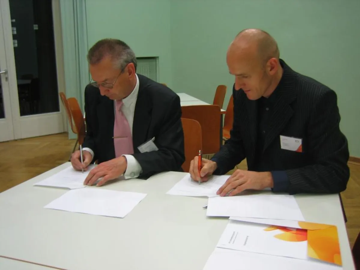 Fritz R. Ostermann (Verband Druck und Medien Nord e.V.) Dipl.-Ing. Christoph Karrasch (Realtime Technology AG)