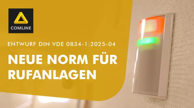 Bild: Neue Norm DIN VDE 0834 für Rufanlagen steht vor der Veröffentlichung