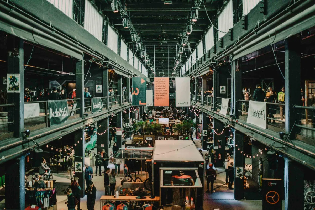 kolektif berlin bike fair im Motorwerk Berlin (© kolektif Yunus Hutterer)
