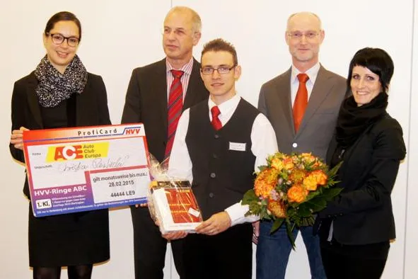Bild: 44.444ste ACE-ProfiCard – ARCOTEL Rubin Hamburg fördert umweltschonendes Pendeln seiner Mitarbeiter