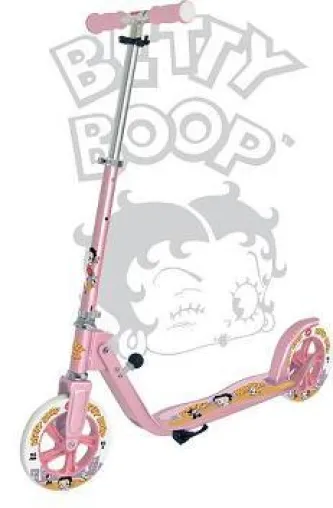 Scooter für Mädchen auf der Überholspur - Erstes Sportgerät mit Betty Boop Lizenz im Handel Bild: Scooter für Mädchen auf der Überholspur - Erstes Sportgerät mit Betty Boop Lizenz im Handel