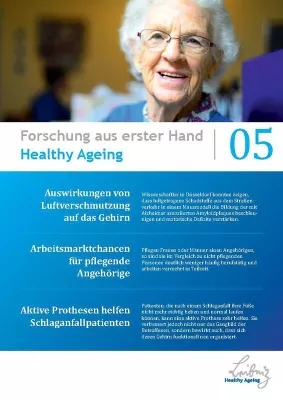 Neue Ausgabe von „Healthy Ageing – Forschung aus erster Hand“ erschienen Bild: Neue Ausgabe von „Healthy Ageing – Forschung aus erster Hand“ erschienen