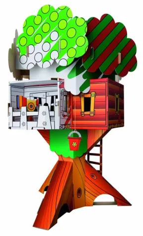 Bild: CALAFANT präsentiert beliebte Mit-Mach-Mühle und Baumhaus aus dem KI.KA zum Basteln und Spielen