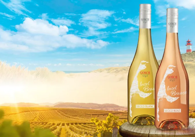 Bild: GOSCH Secco Inselbrause Rosé: ein fruchtig-frischer Schluck Sylt