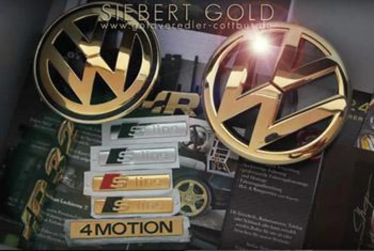 24 Karat Vergoldung VW Audi Tuning