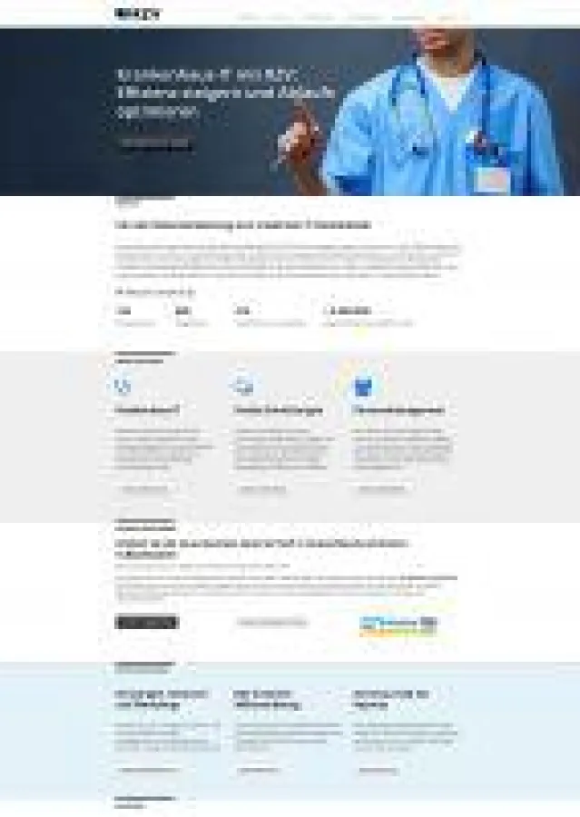 Klar und übersichtlich zeigt sich der neue Internetauftritt der RZV GmbH