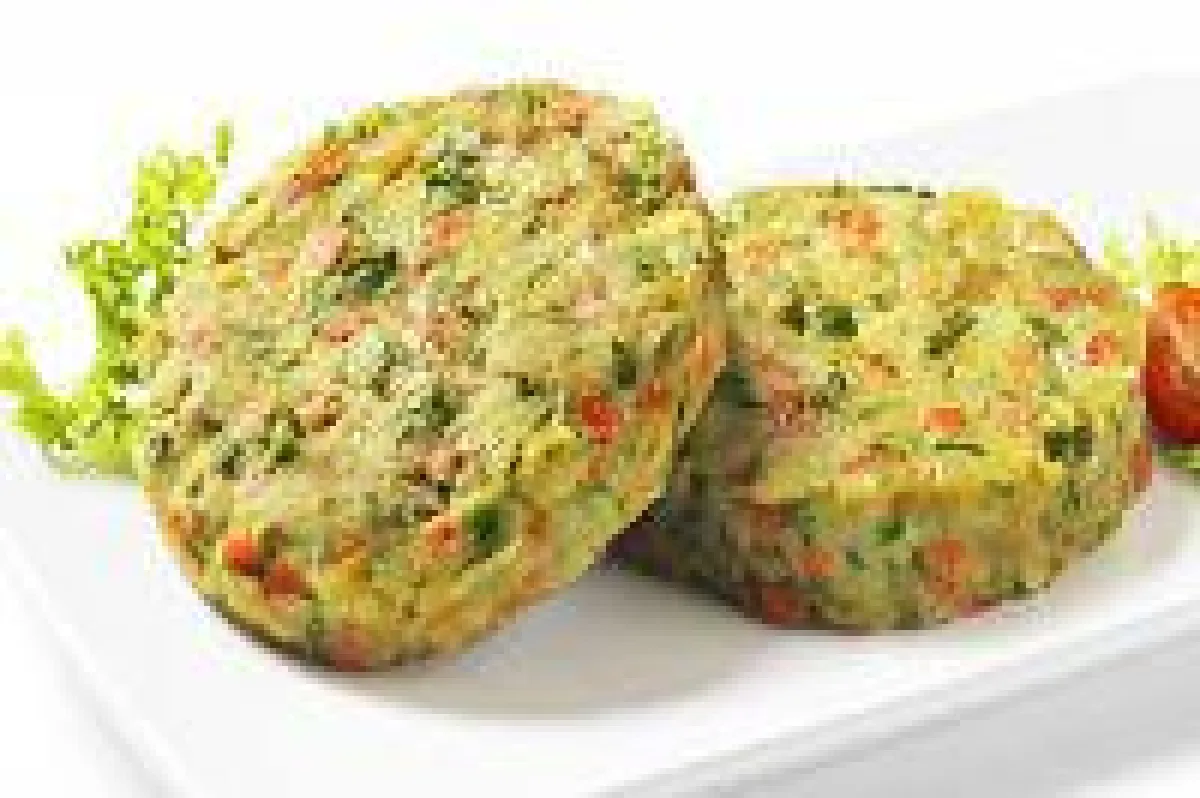 Veganer, gegrillter Gemüsepatty mit 135kcal.